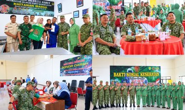 Dandim 0611/Garut Dorong Kepedulian Sosial TNI melalui Bakti Sosial HUT ke-81